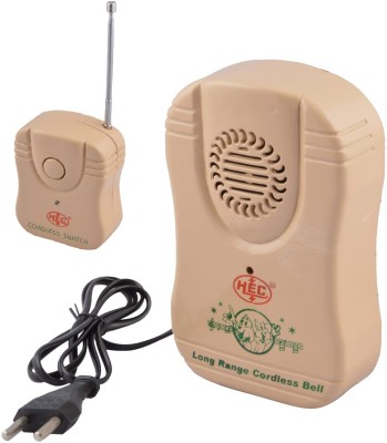 Rosario Calling Bell Long Range Wireless Heavy Duty Remote Bell, Calling Bell for Office Wireless Door Chime(1 Tune)