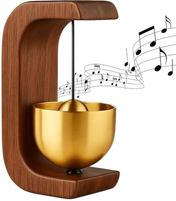 firentra Wooden Magnetic Chime Bell - Set of 1 Wireless Door Chime(1 Tune)