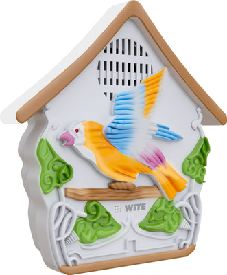 WiTE The Right Choice - Wired Mini Lucky Bird Door Bell with Bird Sound & LED Indicator Wired Door Chime(2 Tunes)