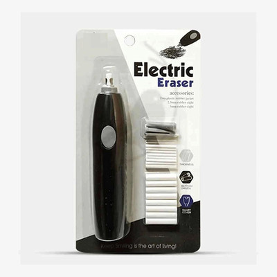 Shivom Mini Electric Eraser Kit with Replaceable Tip Automatic Pencil Eraser with 22pcs Non-Toxic Eraser(Set of 1, Multicolor)