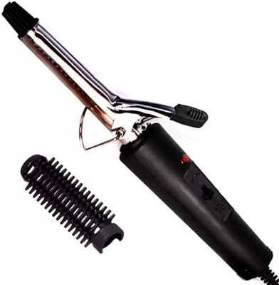 Fitaza Professional 471B Ceramic Anti-Static Curler Styling Tool Iron Rod Brush B24 Electric Hair Curler(Barrel Diameter: 2 cm)