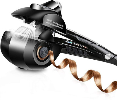 Curlora Professional Hair Curler for Women | Adjustable Heat Ceramic Curling Iron Wand Electric Hair Curler(Barrel Diameter: 2.4 cm)