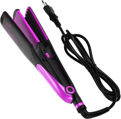 DRMN km 2209 Electric 2 In 1 Professional Hair Curler And Hair Straightener Iron Machine Hair Straightener(Multicolor)