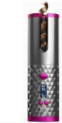 khodal USB Rechargeable Automatic Wireless Electric Hair Curler L/R Rotating Curler,Cordless Auto Curler 300F-390F Temperature Control Full Anti-scalding, Curls or Waves Anytime Electric Hair Curler(Barrel Diameter: 5.6 cm)