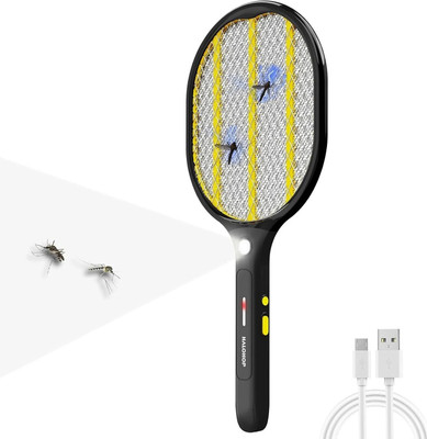 Halohop Mosquito Bat with LED Light, Mosquito Racket Rechargeable Battery, 30% Longer Electric Insect Killer Indoor, Outdoor(Bat)