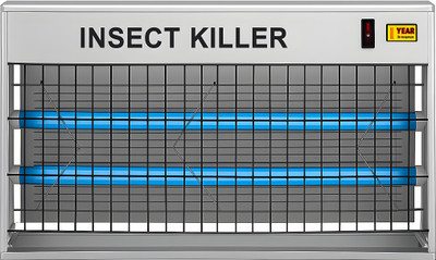 morning star Electric Insect Killer Machine 40W,2 Feet High-Quality (SILVER) Electric Insect Killer Indoor, Outdoor(Suction Trap)