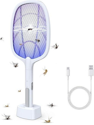 VELUZA Mosquito Racket Electric Insect Killer Indoor(Bat)