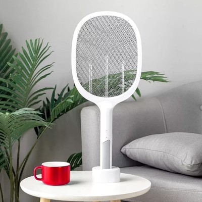Porchex Mosquito Racket Bat with UV Light 2 in 1 Mosquito Killer Racquet with Stand Electric Insect Killer Indoor, Outdoor(Bat)