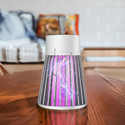 Tusail USB Powered Mosquito Killer Lamp Trap Machine with UV LED Light Electric Shock Electric Insect Killer Indoor(Lantern)