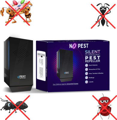 Pestgo Ultrasonic NOPEST Repellent Machine for Lizard, Rats, Cockroach, Rodent. Electric Insect Killer Indoor(Fly Swatter)