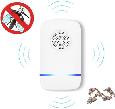 RAMILOO Ultrasonic Pest Repeller for Lizards, Rats, Mosquitoes & Cockroaches Electric Insect Killer Indoor(Suction Trap)