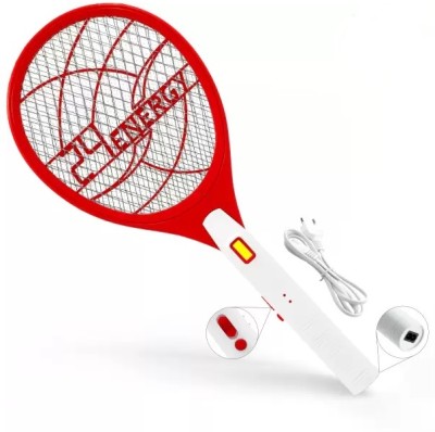 AKR High Quality Fly Mosquito Racket/Bat with LED Torch Light Fly Swatter Electric Insect Killer Indoor, Outdoor(Bat)