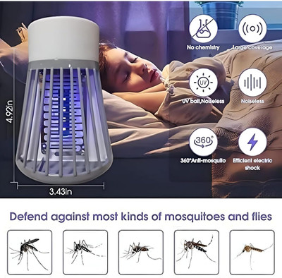LootZoo Mosquito Killer Trap Lamp, Electronic LED Mosquito Killer Machine Electric Insect Killer Indoor, Outdoor(Fly Swatter)