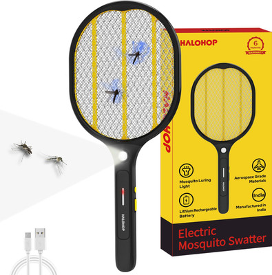 Halohop Rechargeable Mosquito Killer Bat with LED Light, Electric Fly Swatter, Electric Insect Killer Indoor, Outdoor(Bat)