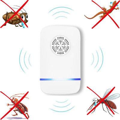 RAMILOO Global Ultrasonic Pest Repeller for Lizards, Rats, Mosquitoes and Cockroaches Electric Insect Killer Indoor(Suction Trap)