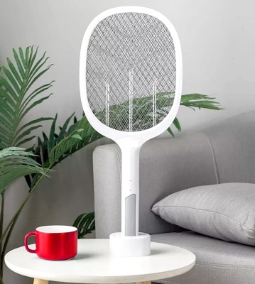 NP-HVRD 4500V Anti-Mosquito Racket / 1200mAh Rechargeable Handheld Electric Fly Swatter Electric Insect Killer Indoor, Outdoor(Bat)