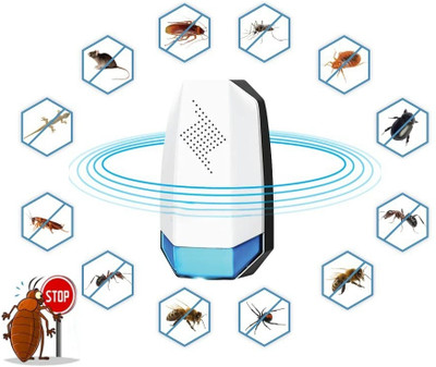 BM Tech Ultrasonic Electric Pest Machine to Lizard,Rat,Mosquito Cockroach Electric Insect Killer Indoor, Outdoor(Fly Swatter)