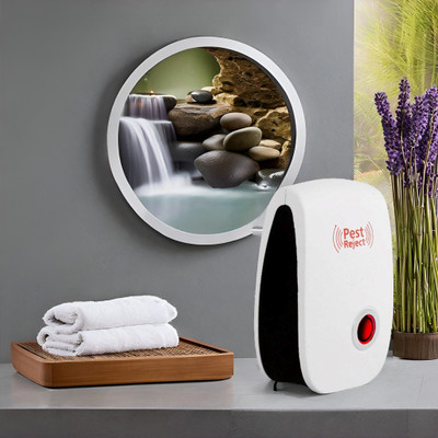 Pest Reject Ultrasonic Mosquito Pest Repel Control Machine,Cockroach,Lizard,Rat,Ant - PR8JN Electric Insect Killer Indoor, Outdoor(Fly Swatter)