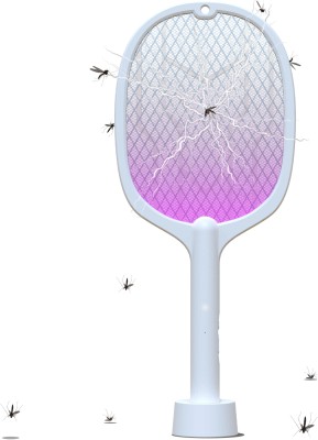 Crelab 2-in-1 UV Light Mosquito Racket And Zapper Electric Insect Killer Indoor, Outdoor(Bat)