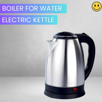 GUPTASONNEW Electric Kettle With Stainless Steel Body 2 Litre for Boiling Water & coffeeX102 Electric Kettle(2 L, Silver & Black)