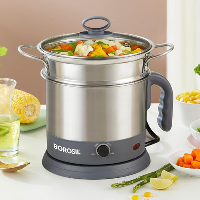 BOROSIL BKE06 Beverage Maker(1.2 L, Silver)