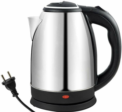 PRATYANG Stainless Steel Electric Kettle Hot Water Tea Coffee Maker/Boiling Milk 5 Cups Coffee Maker(Silver , Black)