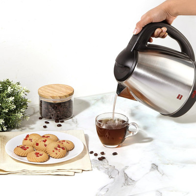 cello Quick Boil 1.5 Multi Cooker Electric Kettle(1.5 L, Black, Silver)