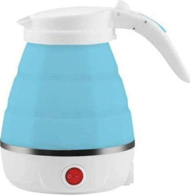 ITM TRADERS Travel Foldable Fast Boiling Portable Electric Kettle Electric Kettle(0.6 L, Blue)