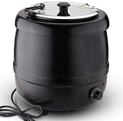 Moti Metal MMI MOTI METAL INDUSTRIES MMI Soup Warmer Commercial Heater Kettle 10 lit Black Electric Kettle(10 L, Black)