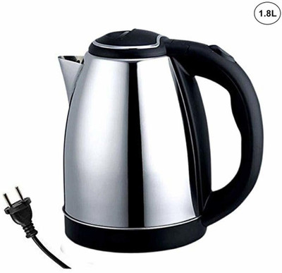 YAARISTYLE Electric Kettle Multipurpose 2L Large Size Tea Coffee Maker Water Boiler W100 Beverage Maker(1.904 L, Silver, Black)