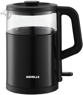 HAVELLS MARINO 1 L Electric Kettle  (1 L, Black) For Rs. 999 @ 62 %