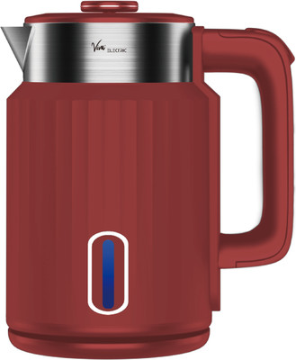 Viva Electric Red Electric Kettle -Aquaviva-1500W Beverage Maker(1.8 L, Red)