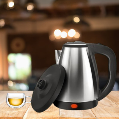 GUPTASONNEW Electric Kettle with Stainless Steel Body, 1.5ltr for boiling Water,tea,EggsS32 Electric Kettle(2 L, Silver & Black)