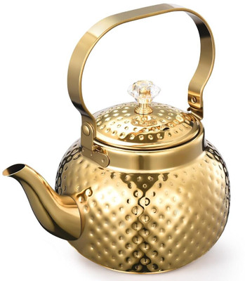 Zibuyu Perfect filter for Loose Leaf Tea or Tea Bags Electric Kettle(1.2 L, Gold)