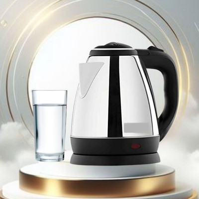 Akshar Enterprise Electric Kettle with Stainless Steel Body, 1.5ltr for boiling Water,tea,EggsH78 Beverage Maker(1.5 L, Silver & Black)