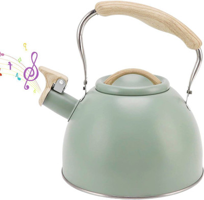 Zibuyu Folding Handle, Loud Whistle Kettle for Tea, Coffee, Milk - Turquoise Electric Kettle deal from flipkart