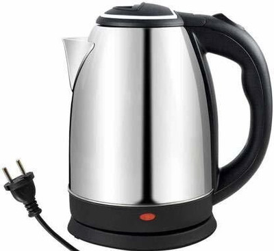 ND BROTHERS ® Hot Water Pot Portable Boiler Tea Coffee Heater Cordless Electric Kettle M128 6 Cups Coffee Maker(Silver)