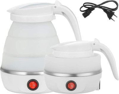 Like Star Foldable Electric Kettle Portable Silicone Collapsible,600ML-Travel,Home, Office Electric Kettle(1 L, White, Electric Kettle with Boil Dry Protection, Food Grade Silicone) Like Star Foldable Electric Kettle Portable Silicone Collapsible,600ML-Travel,Home, Office Electric Kettle(1 L, White, Electric Kettle with Boil Dry Protection, Food Grade Silicone)