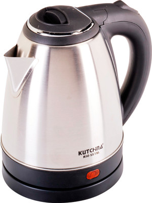 Kutchina RIO SS 1.8L Electric Kettle(1.8 L, Silver, Black)