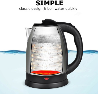 Fulkiza ® Hot Water Pot Portable Boiler Tea Coffee Heater Cordless Electric Kettle M461 Beverage Maker(2 L, Multicolor)