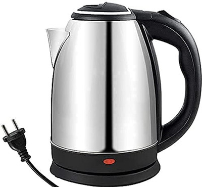 ND BROTHERS ® Hot Water Pot Portable Boiler Tea Coffee Heater Cordless Electric Kettle M317 6 Cups Coffee Maker(Silver)