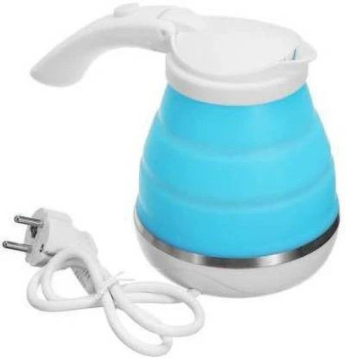 Viradiya's Kettle Silicone Collapsible Tea Kettle Lightweight Electric Kettle(0.75 L, Multicolor)