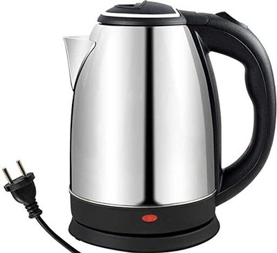 Mart Nest ZYN Electric Kettle Hot Water Tea Coffee Boiler Machine 1.8L Electric Kettle(2 L, Silver)