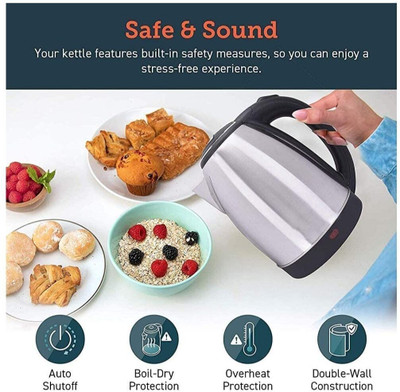 Fulkiza SCARLET KETTLE 2 L-042 Multi Cooker Electric Kettle(2 L, Multicolor)