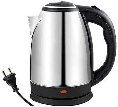 Sahaj Enterprise Stainless Steel Electric Kettle 2 Liter Design for Hot Water Tea Coffee Milk Electric Kettle(2 L, Multiple)