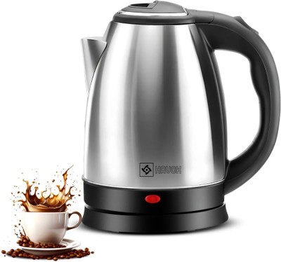 Havok Electric Kettle with Stainless Steel Body (Silver & Black) Electric Kettle(1.8 L, Silver)