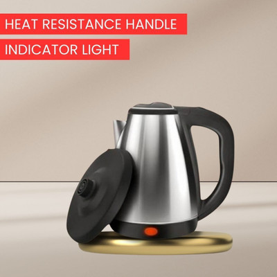 5teknova Electric Kettle with Stainless Steel Body, 2litre etcW334-1 Electric Kettle(2 L, Silver & Black)