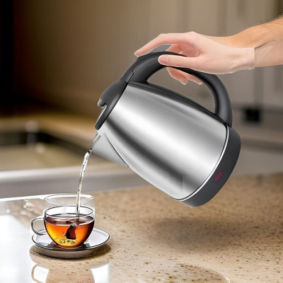 5teknova O18_Kettle Extra Large Stainless Steel Electric Kettle with Auto Shut Off-1 Electric Kettle(2 L, Black)