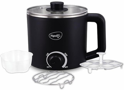 Pigeon MULTI COOK KETTLE 1.5L Multi Cooker Electric Kettle(1.5 L, Black)