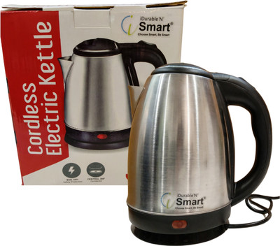 iDurable'N' Smart 1.8L Stainless Steel Auto Cut Off Electric Kettle Electric Kettle(1.8 L, Silver)